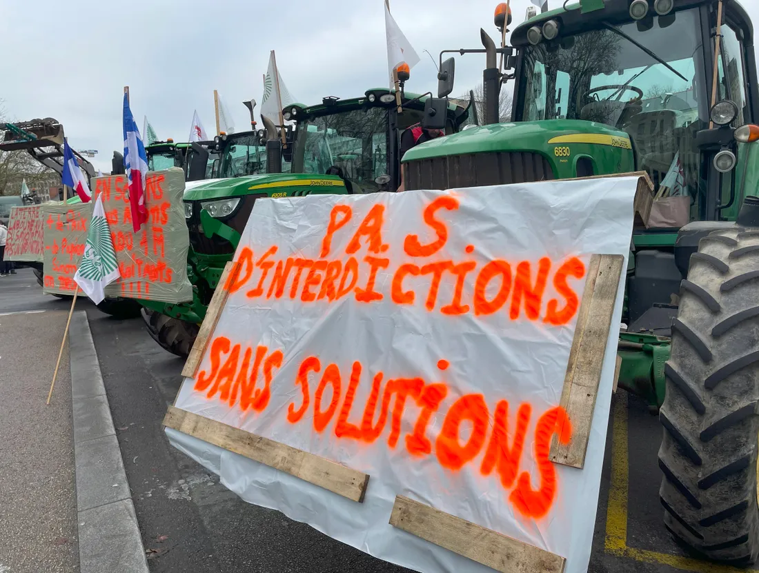 Mobilisation des agriculteurs en Loire-Atlantique