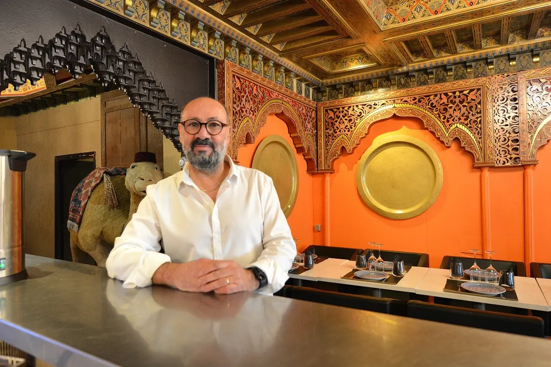 Ammar Fatih, gérant du restaurant Le Marrakech, à Lorient