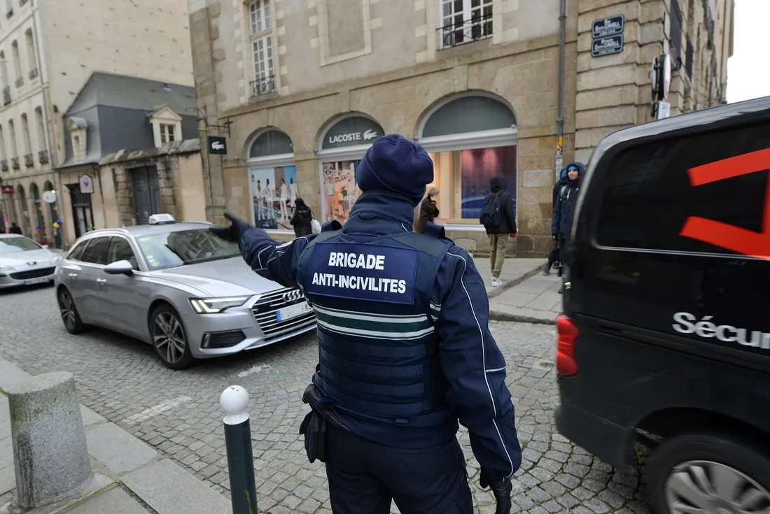 La brigade anti incivilités en patrouille à Rennes