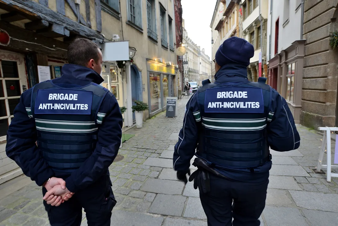 La brigade anti incivilités en patrouille à Rennes