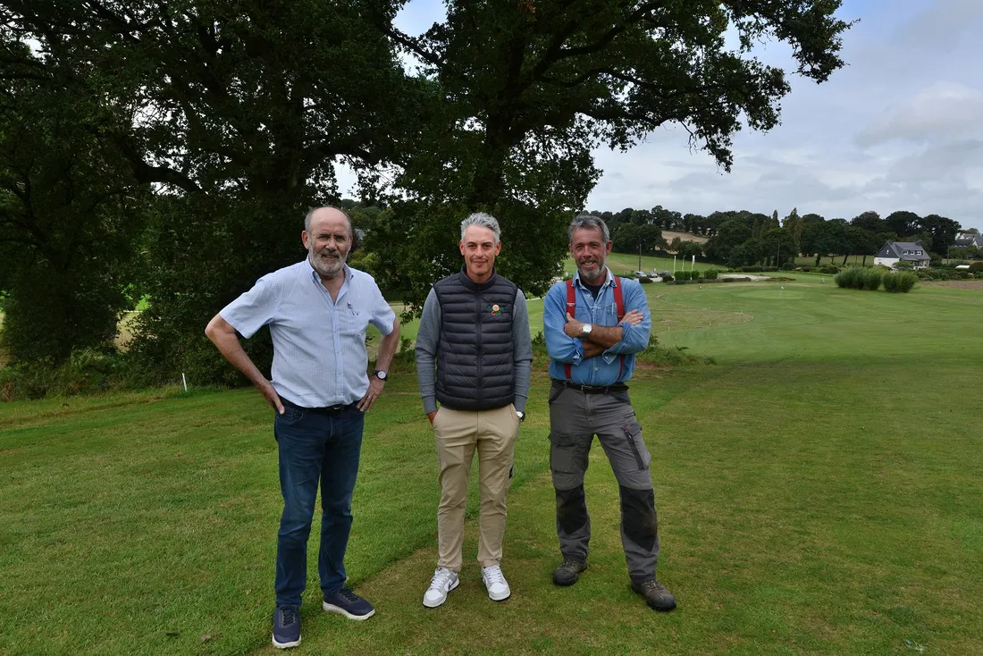 Claude Prigent, Erwan Brot et Cédric Lumeau