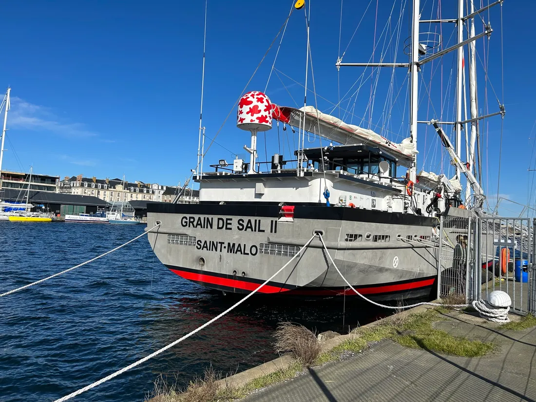 Grain de Sail 2, amarré à Saint-Malo (35)