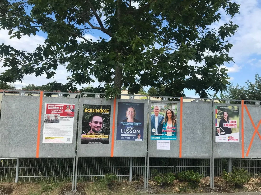 Panneaux électoraux à Nantes (44)