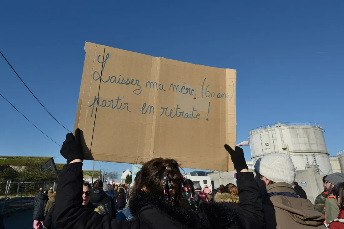 Mobilisation contre la réforme des retraites (Lorient 7 février 2023)
