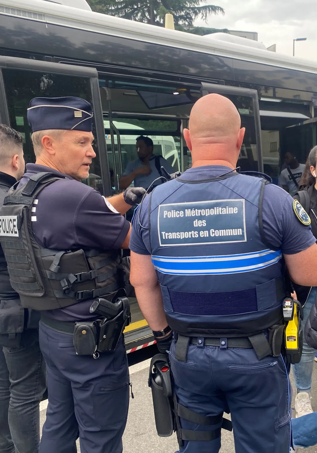 Contrôle de police à Nantes (44)