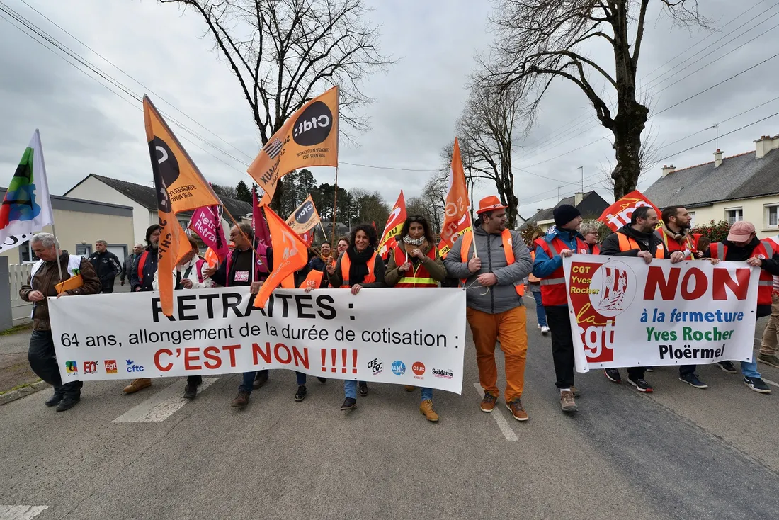 Manifestation à Ploërmel (56)