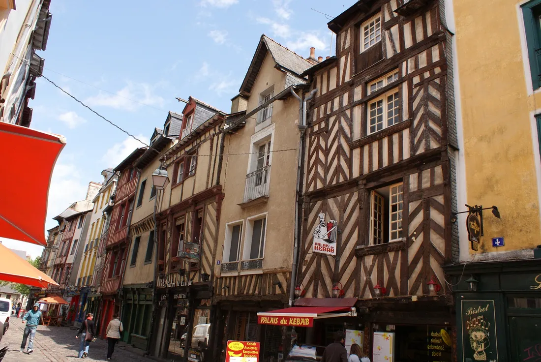 Rue St Michel à Rennes