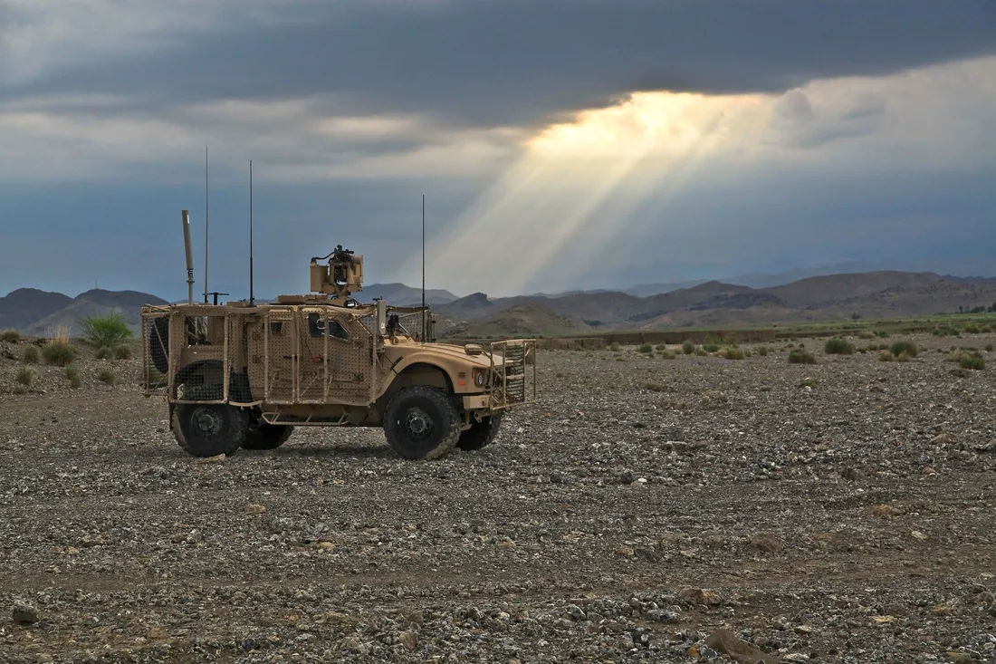 Jeep en Afghanistan