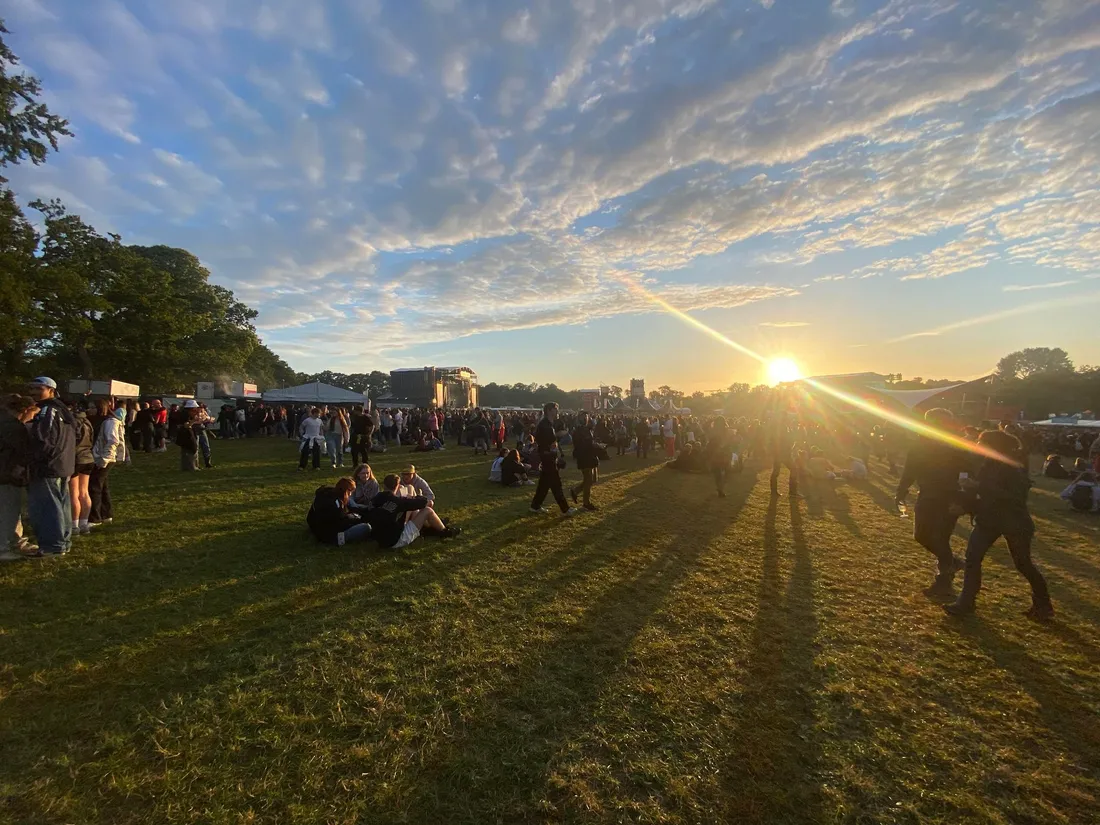 Le soleil a fait son retour en soirée sur la plaine de Kerampuilh