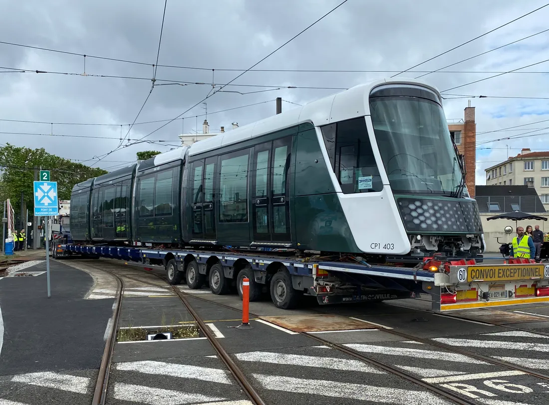 Nouveau tram à Nantes