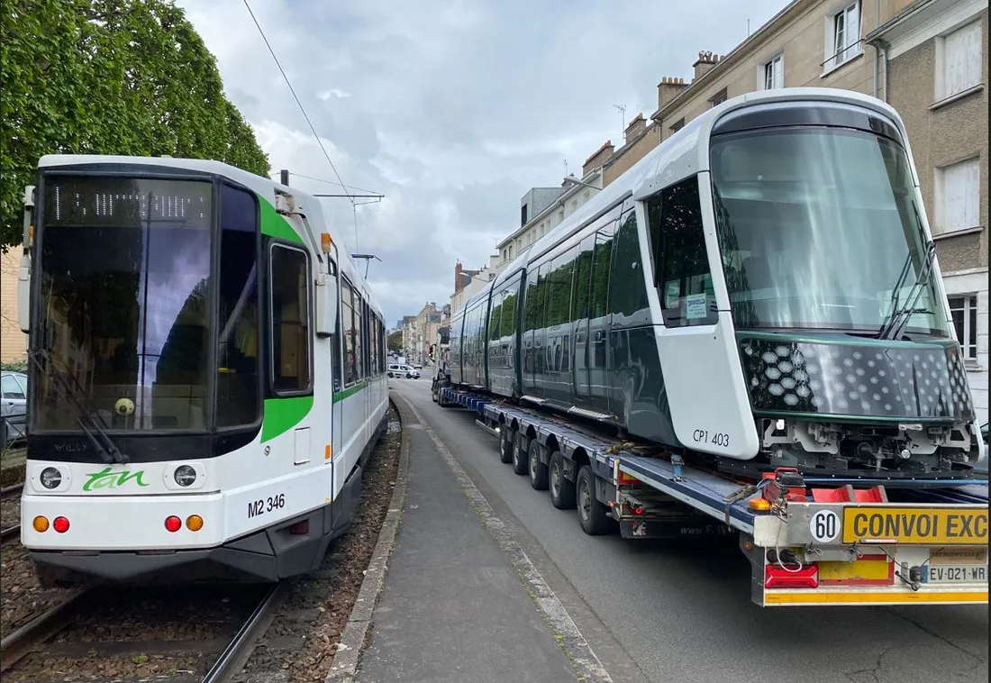 Nouveau tram Nantes