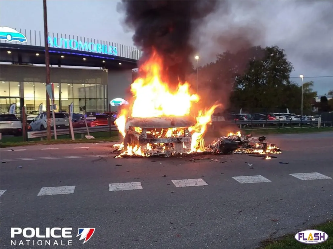 Accident Police Couzeix 21 octobre 2024