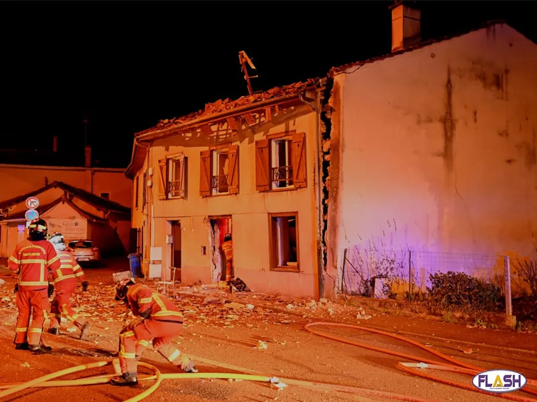 Explosion route de Toulouse Pompiers 29 mars 2024