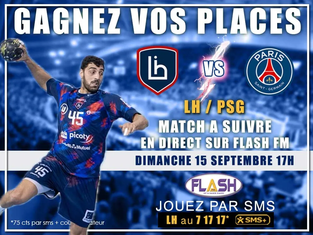 Gagnez vos invitations pour LH / PSG sur Flash FM Limoges