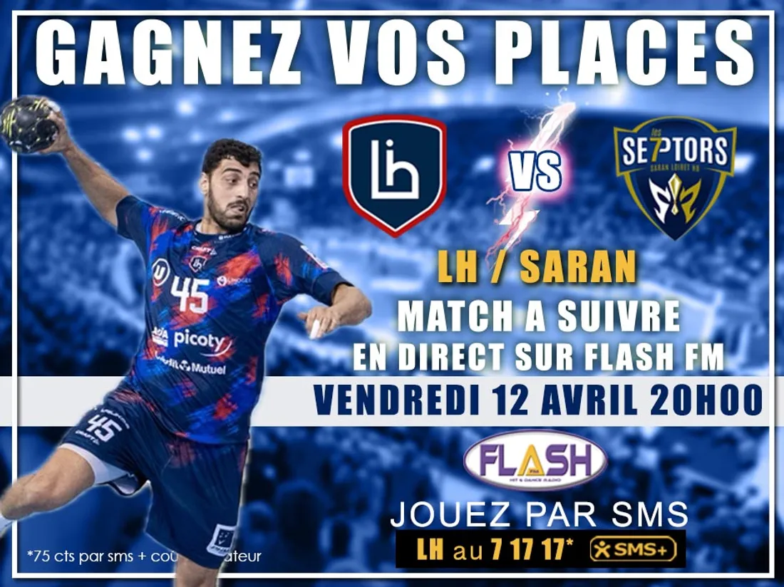 Gagnez vos invitations sur Flash FM pour le match Limoges Handball contre Saran