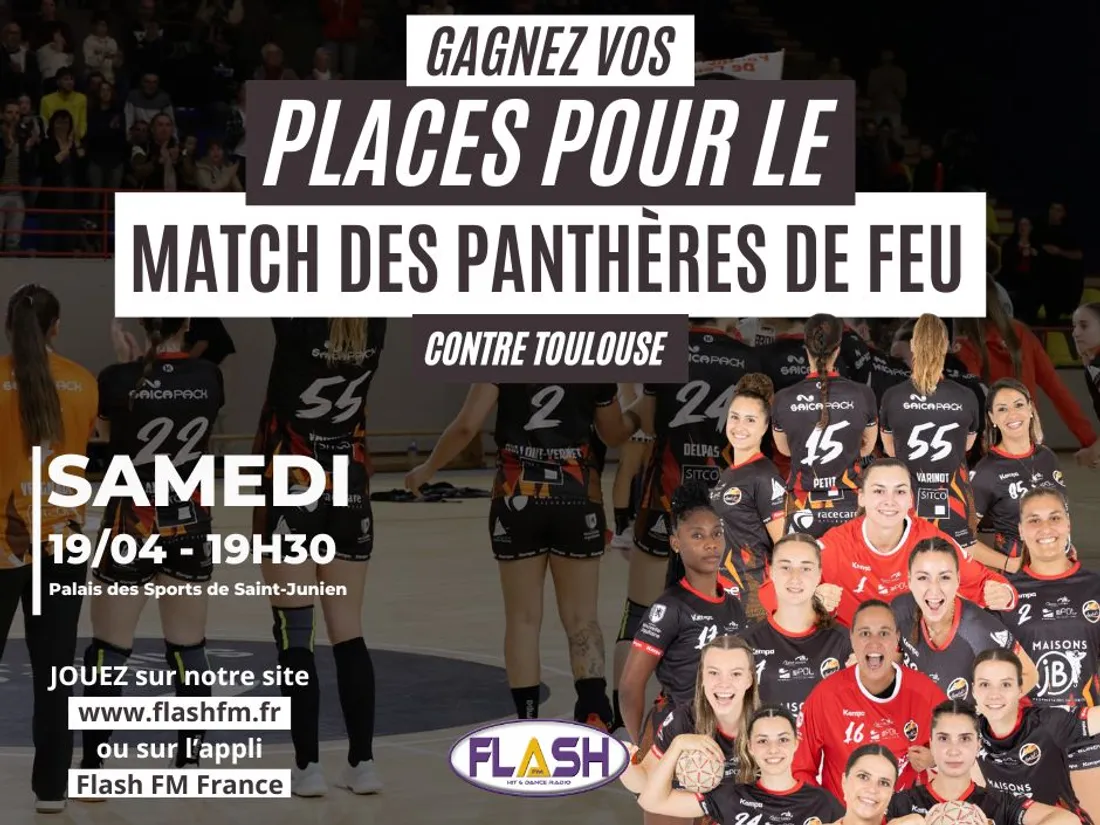 Gagnez vos places avec Flash FM pour le match du ROC ASSJ HB 87 de Saint Junien contre Toulouse