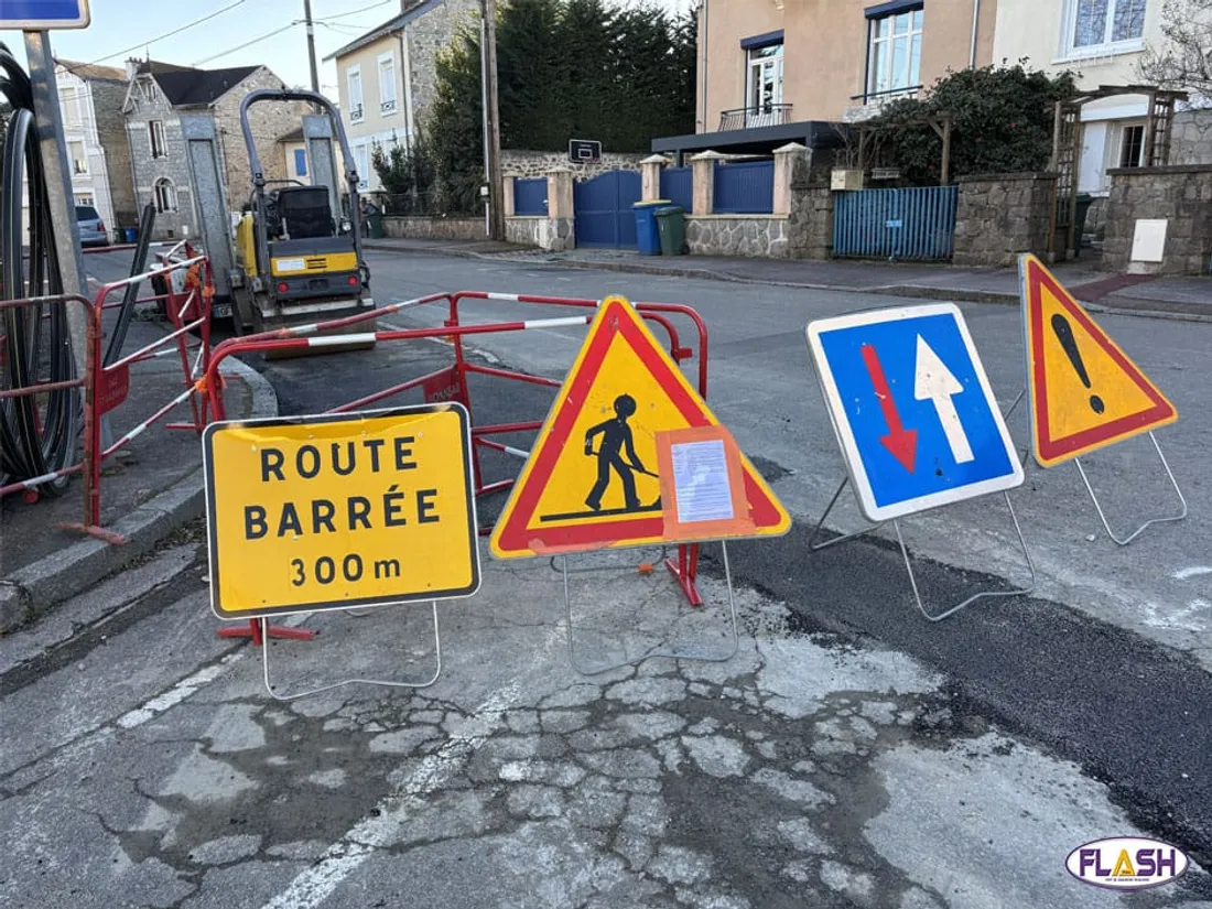 Travaux rupture canalisation eau Limoges rue de Nexon Limoges Métropole