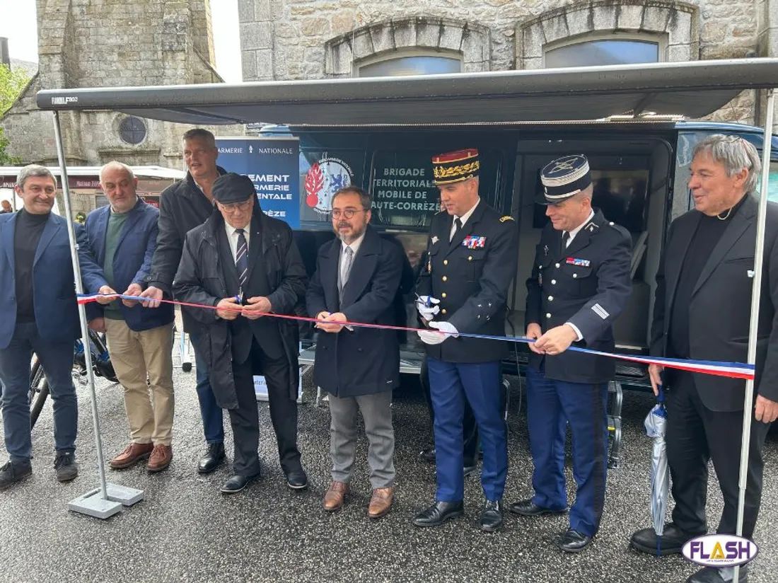 Inauguration Brigade de Gendarmerie Mobile Haute-Corrèze 240524