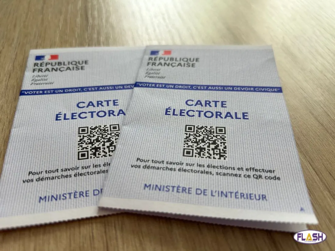 Illustration carte électorale vote