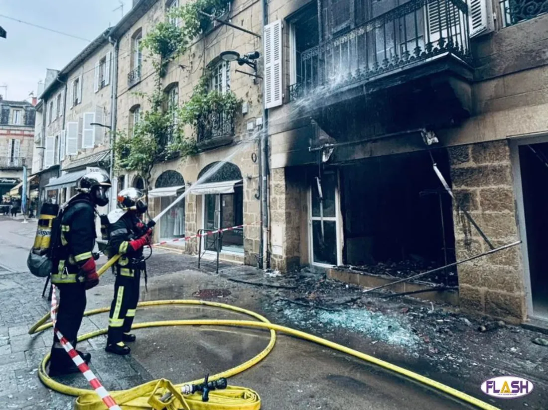 Incendie coiffeur Brive 040625