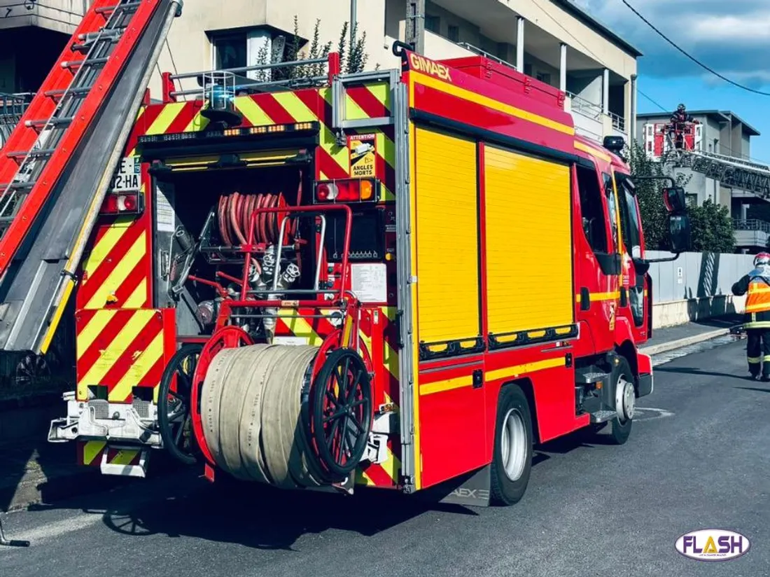Pompiers incendie appartement Brive 190924