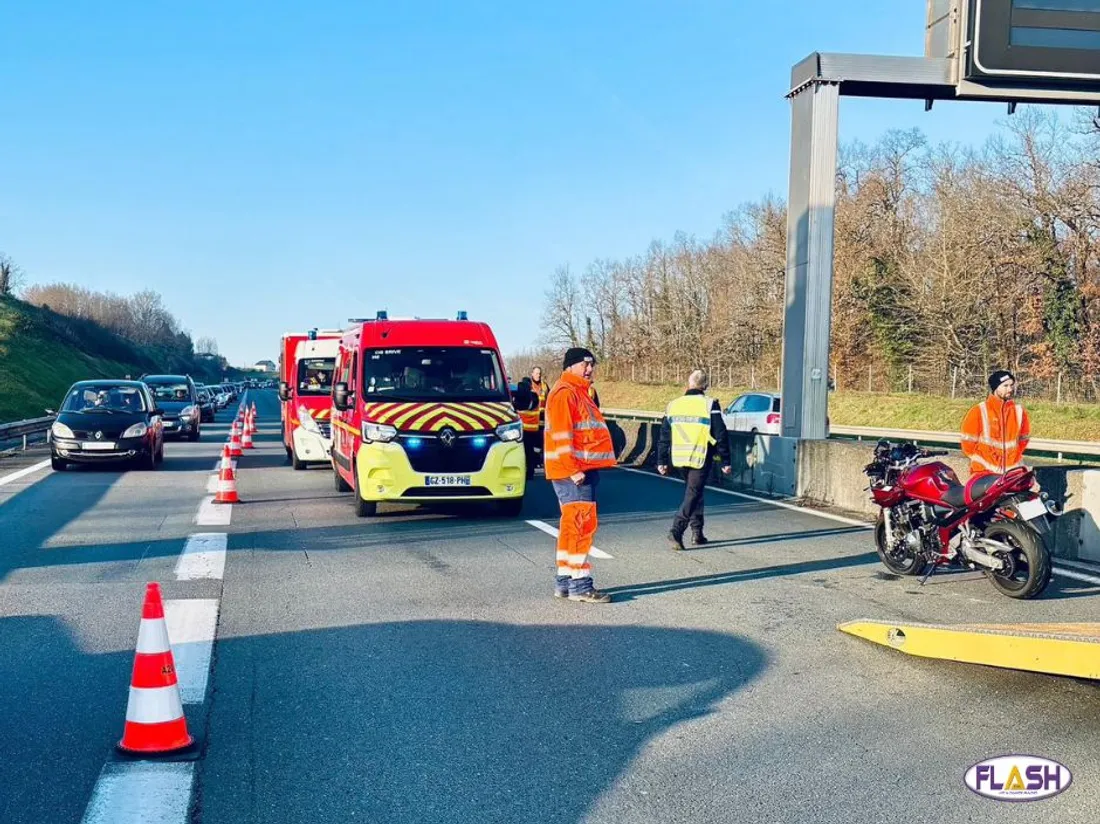SDIS 19 accident Donzenac 301224
