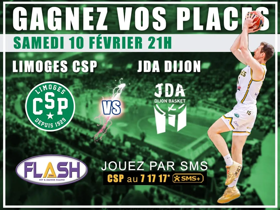 Jeu Flash FM Limoges CSP JDA Dijon du 10 février 2024