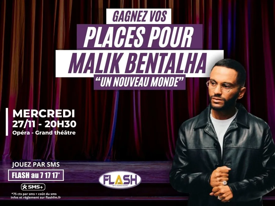 Gagnez vos invitations pour le spectacle de Malik Bentalha à l'Opéra Théâtre de Limoges. 