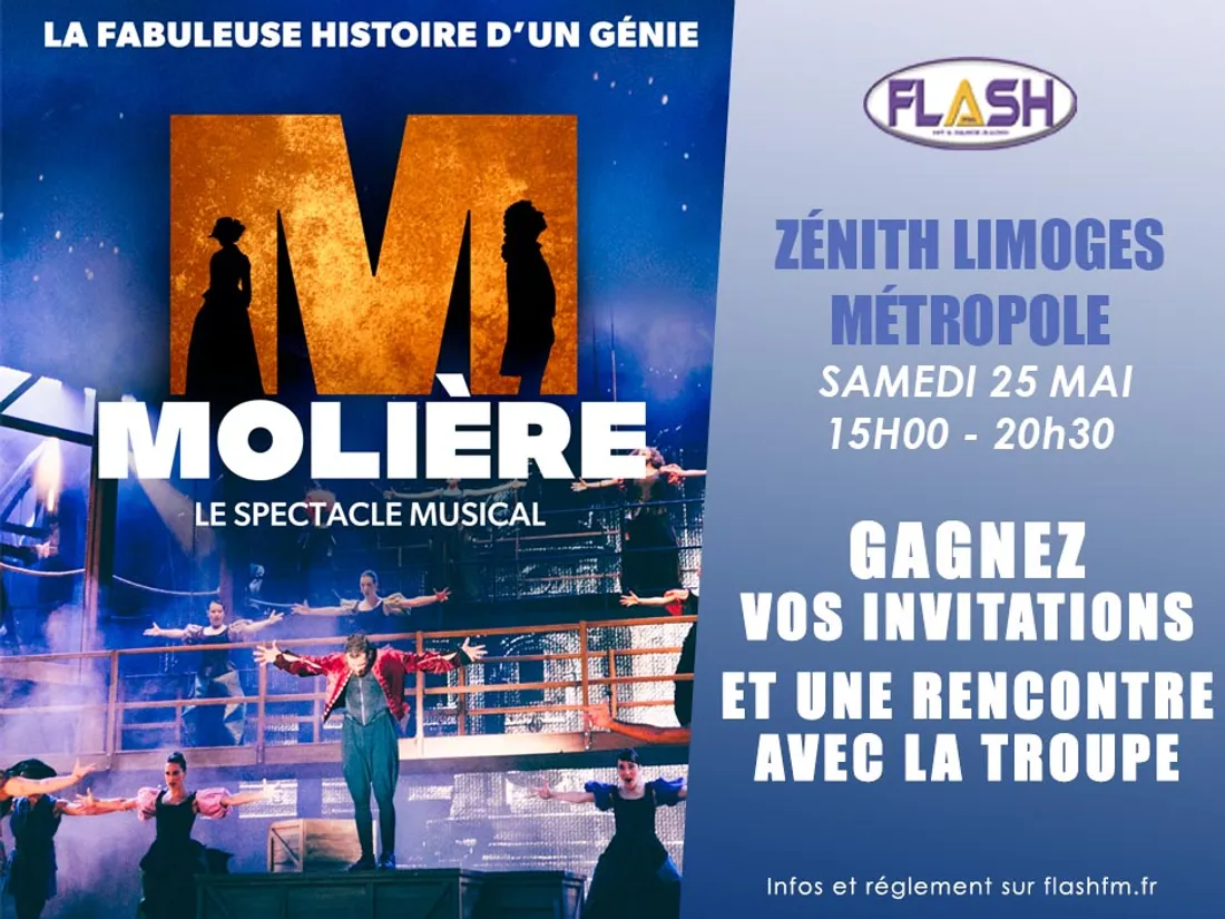 Gagnez une rencontre avec la Troupe Molière l'Opéra Urbain et vos places au Zénith Limoges Métropole