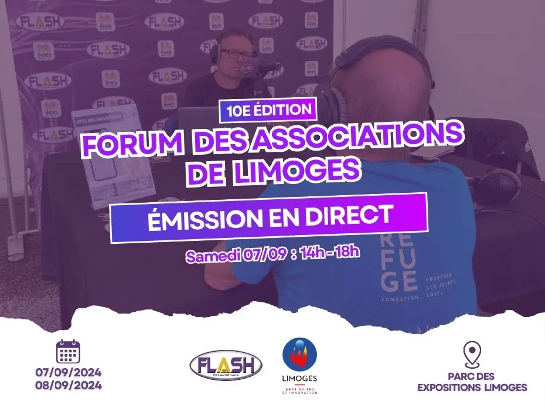 Forum des associations de Limoges 2024 avec Flash FM