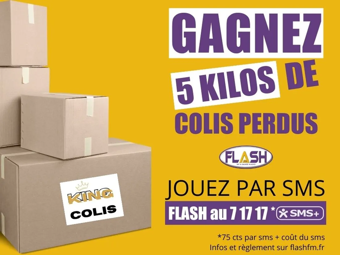 Gagnez vos colis perdus avec Flash FM Limoges et King Colis