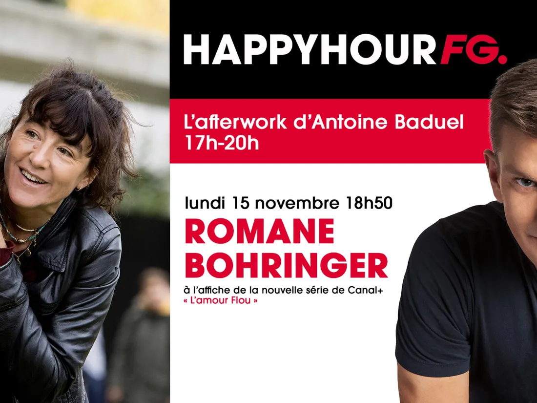 Romane Bohringer invitée de l'Happy Hour FG