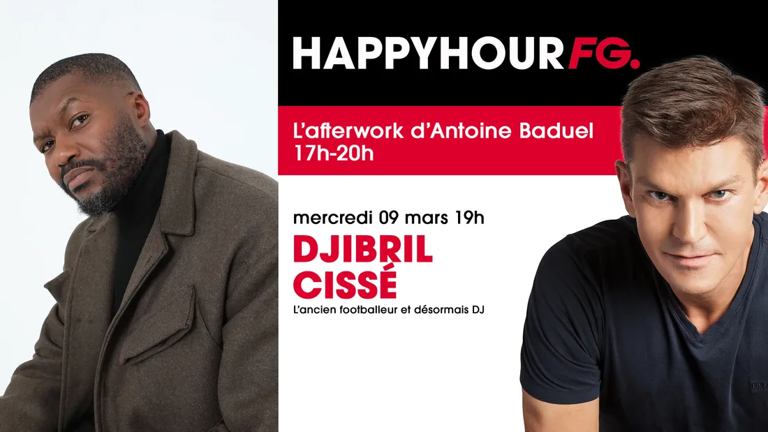 Djibril Cissé invité de l'Happy Hour sur Radio FG
