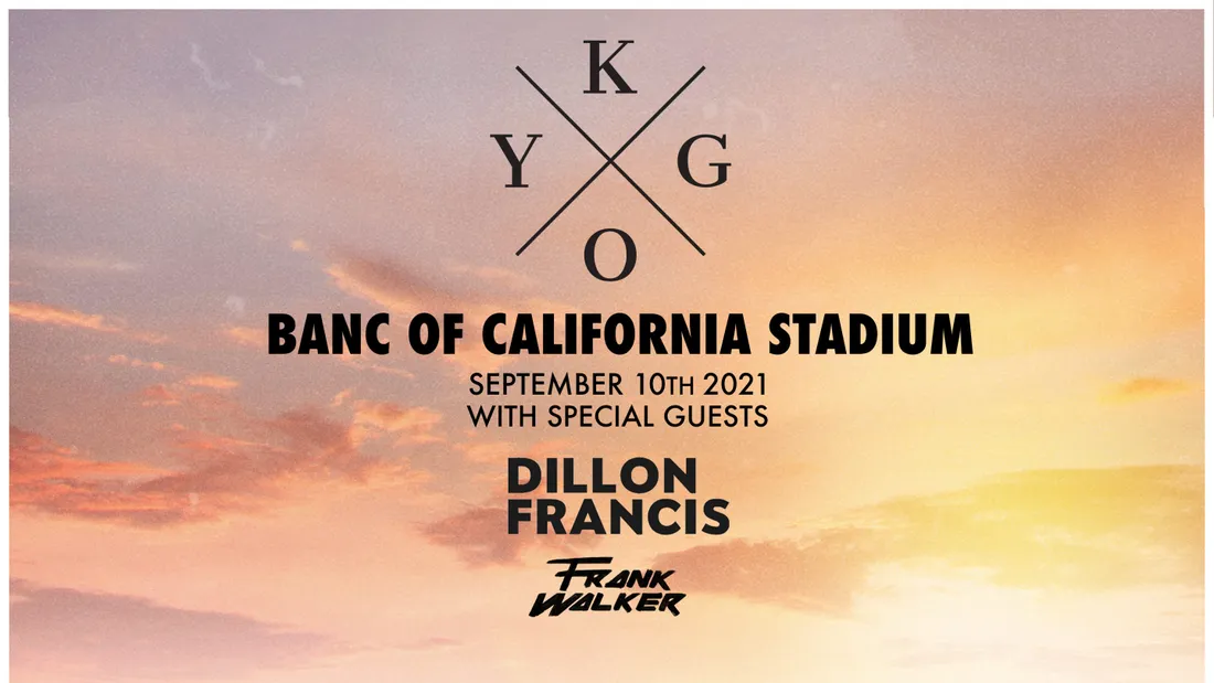 Live Stream pour le show de Kygo à Los Angeles