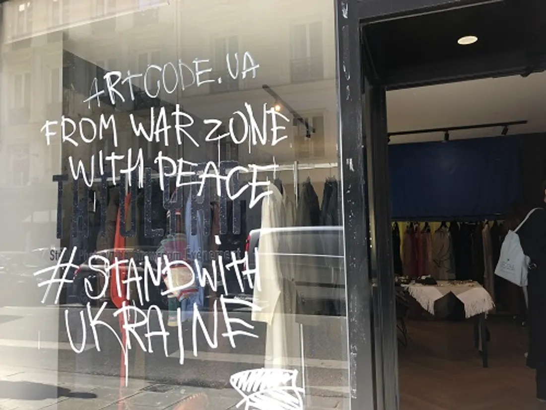 Pop up Store parisien en soutien à l'Ukraine