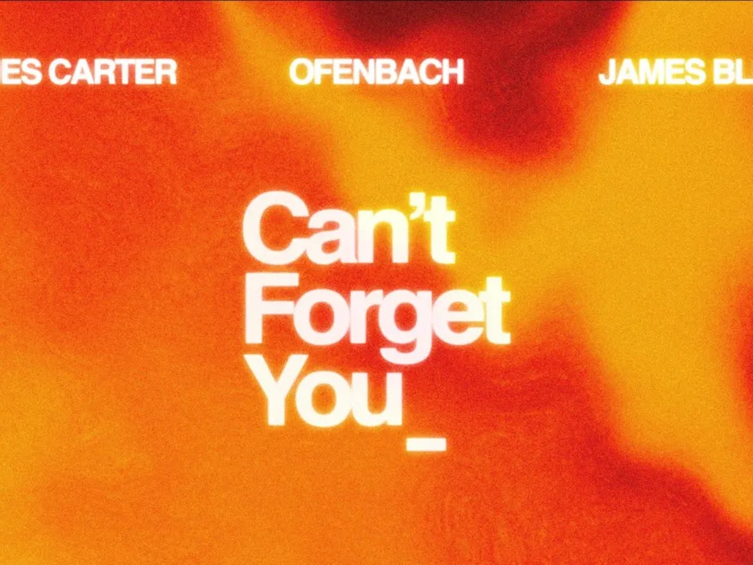 James Carter & Ofenbach feat. James Blunt - Can't Forget You