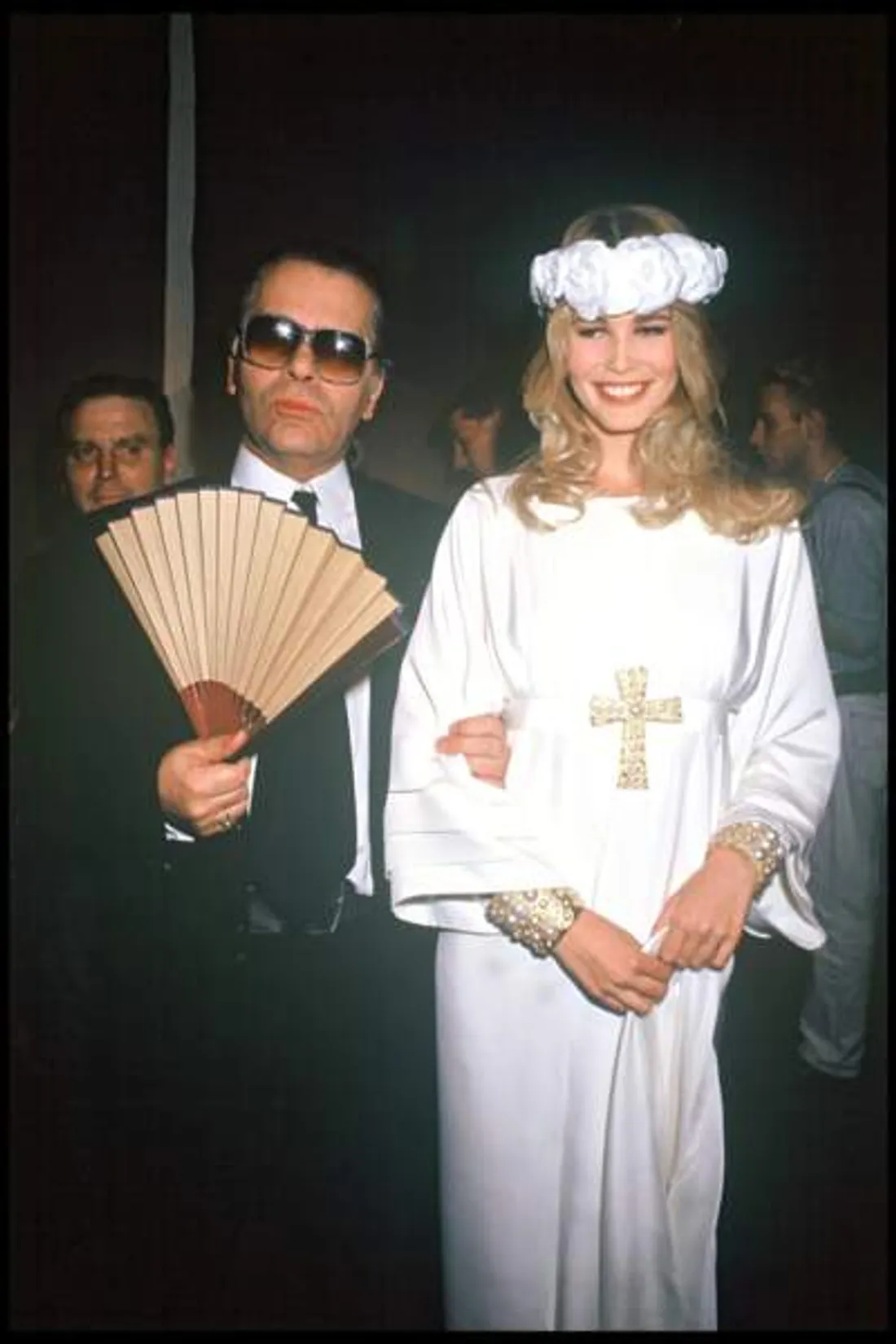 Karl lagerfeld Claudia Schiffer