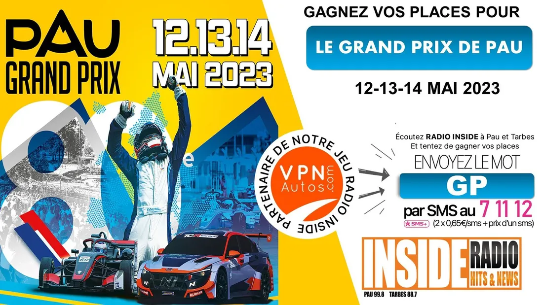 gagnez vos entrées pour le Grand prix de Pau 
