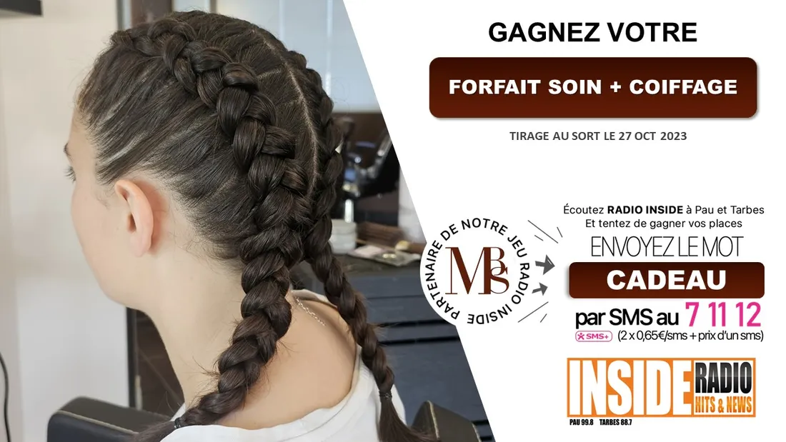 Gagnez votre forfait soin + coiffage avec Move By Sab