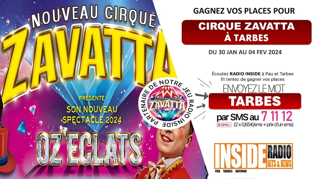 Gagnez vos invitations pour le Nouveau cirque zavatta à Tarbes !