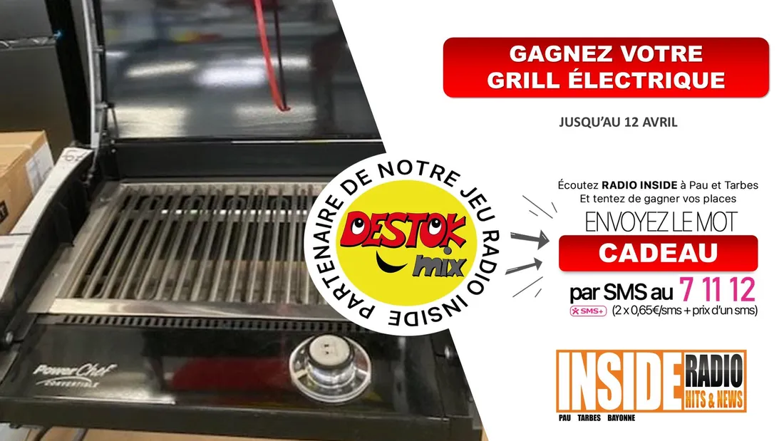 Gagnez votre grill électrique avec Destokmix ! 