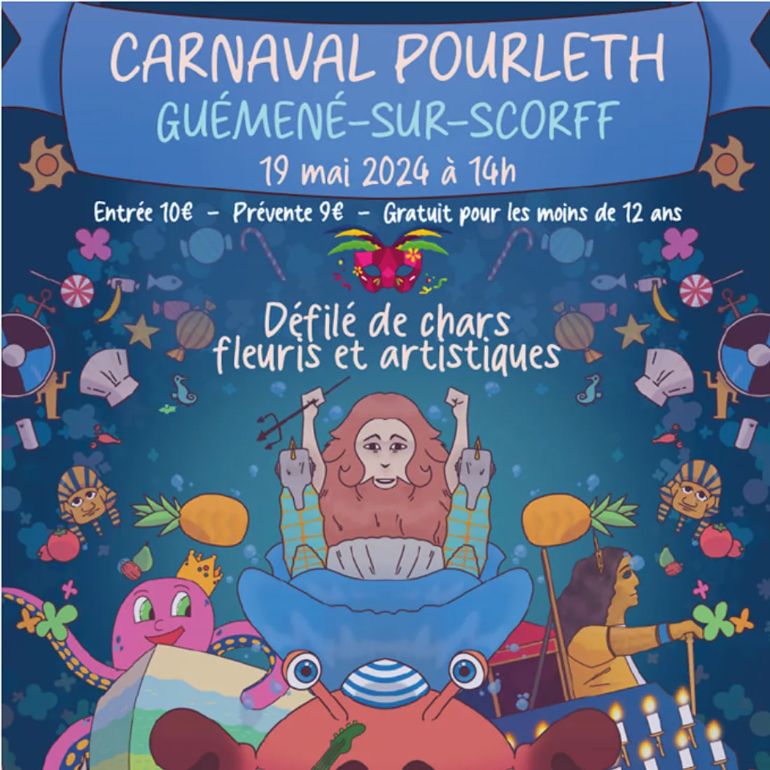 Le carnaval de Guéméné-sur-Scorff 2024