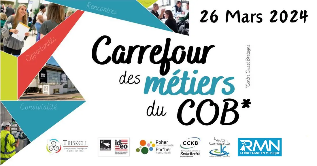 Le Carrefour des Métiers du pays COB se tiendra le 26 mars à l'espace Glenmor de Carhaix
