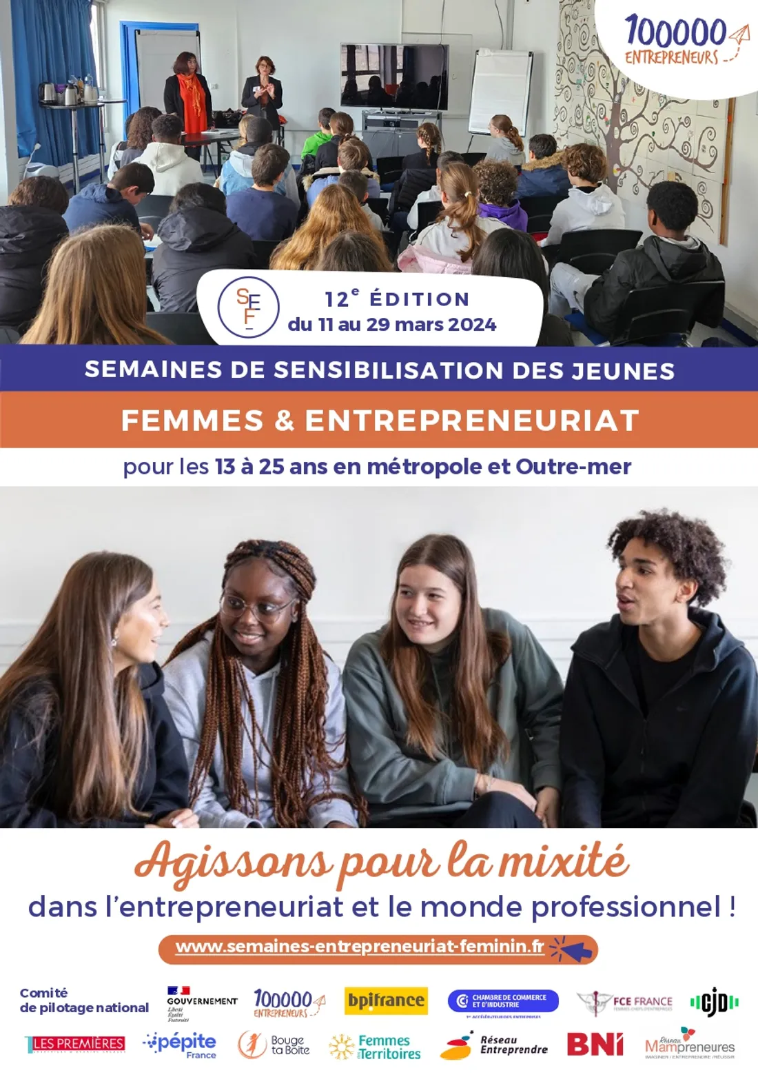 Semaines de sensibilisation des jeunes - Femmes et entrepreneuriat