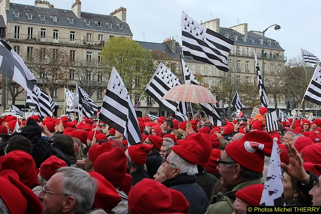 Manifestation des Bonnets Rouge - Samedi 2 novembre 2023 - Quimper