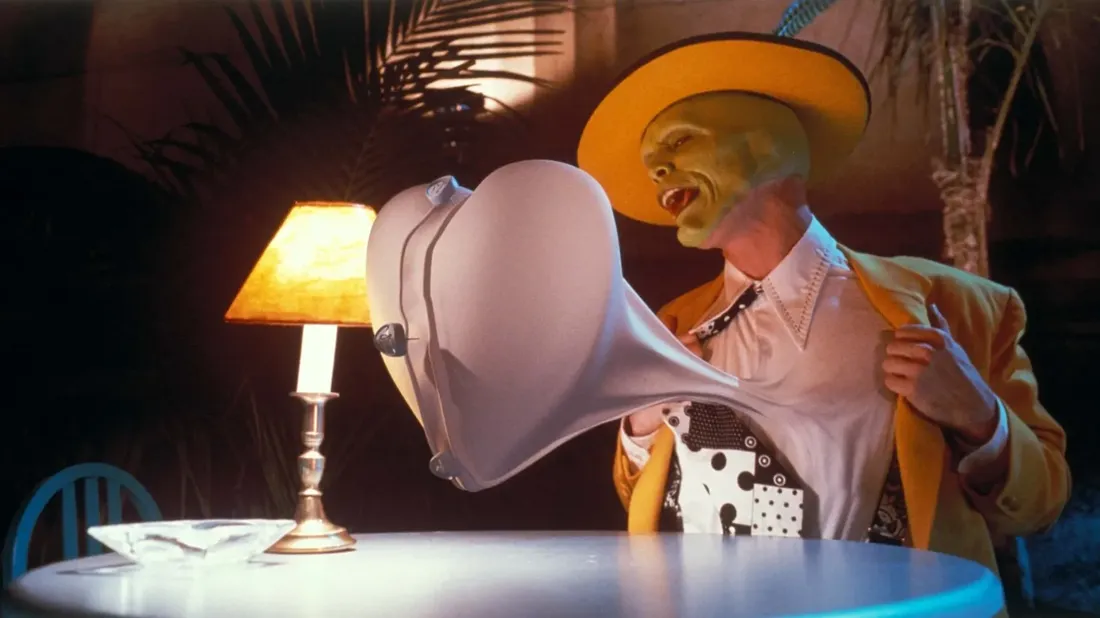 Jim Carrey, dans le film The Mask