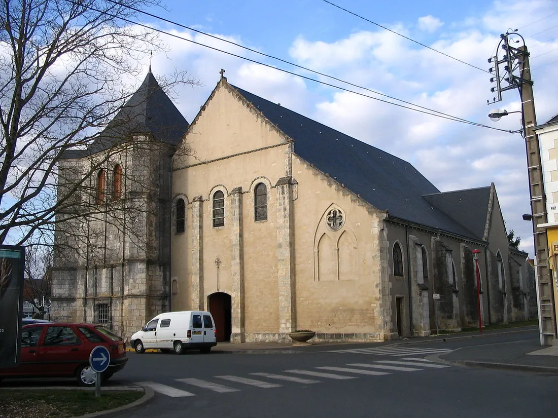 L'église de Déols, dans l'Indre.