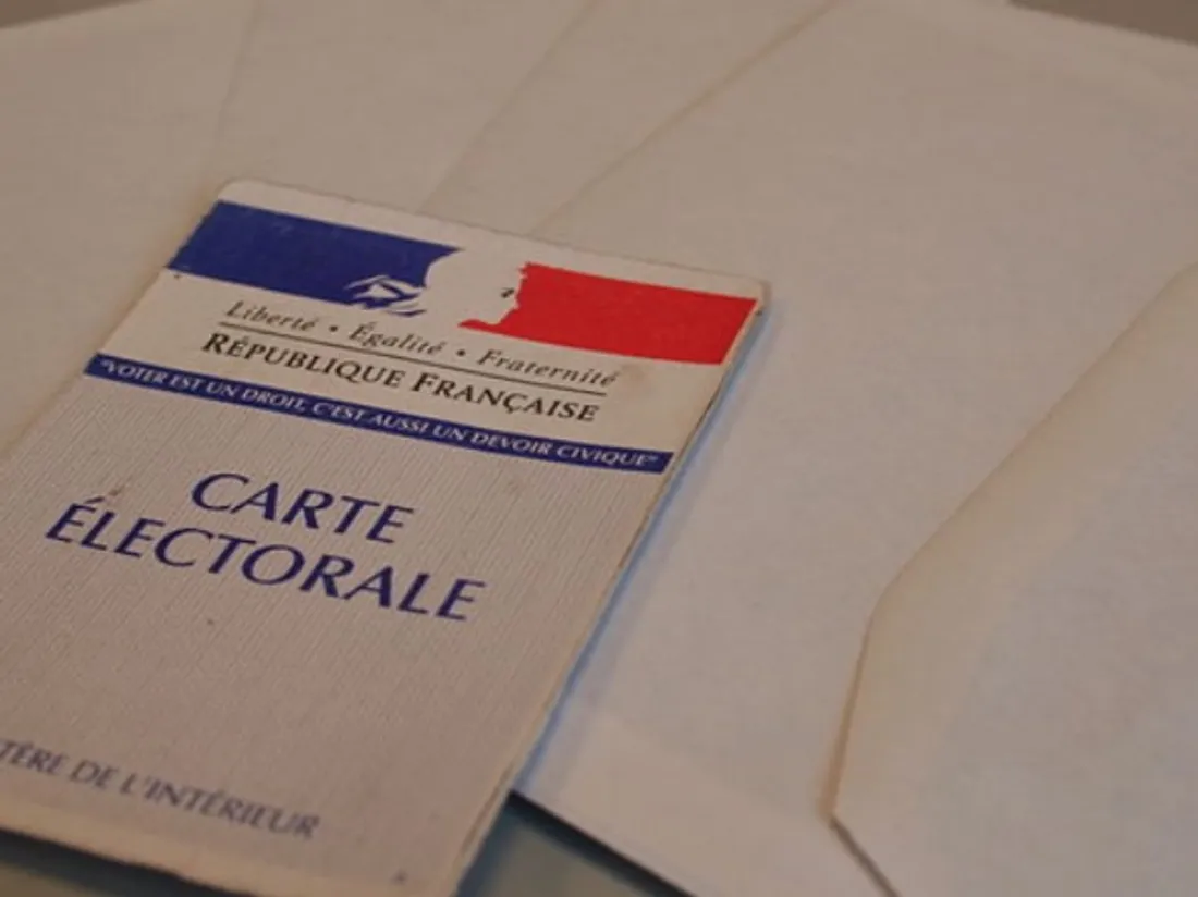 Une carte électorale. Photo d'illustration