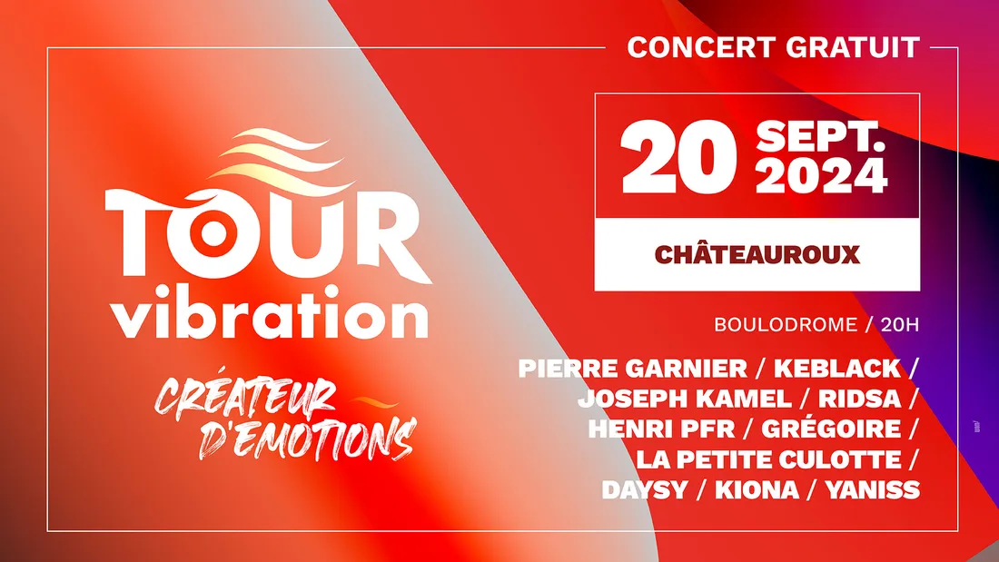 Tour Vibration 2024 - Châteauroux