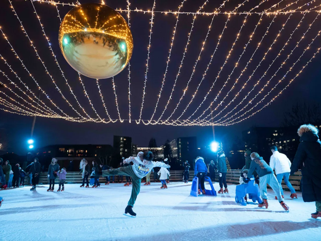 La patinoire du Parc André Citroën